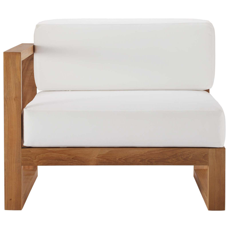 Upland Teak Left Arm Patio Chair