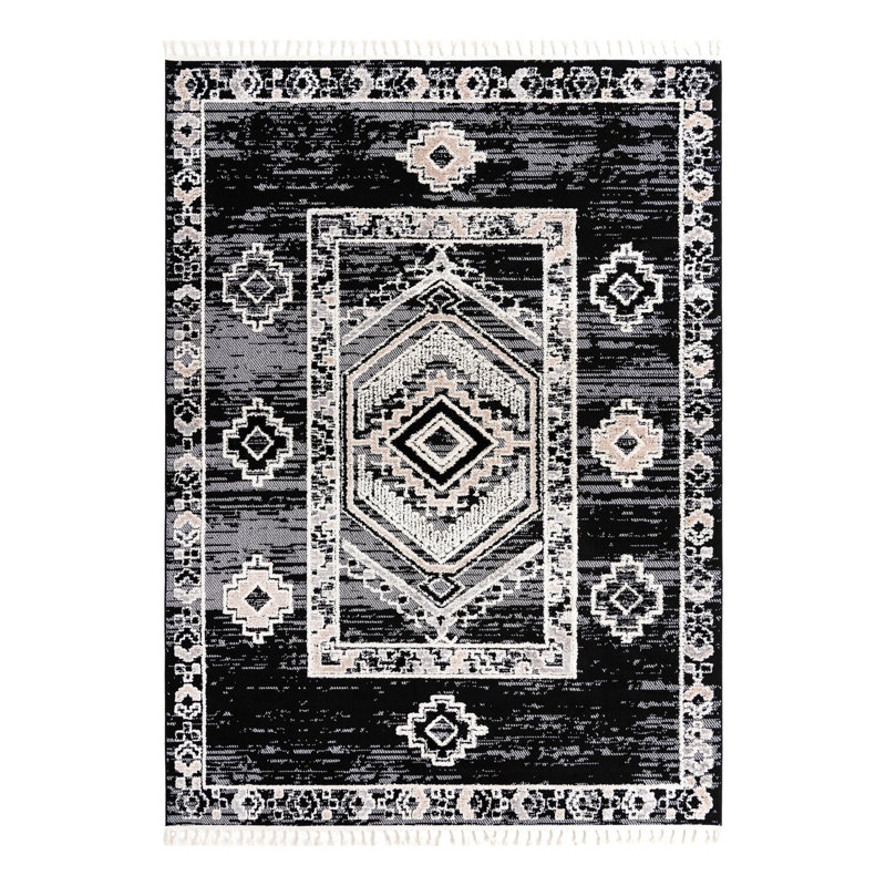 Gosnold Geometric Indoor Rug, Rectangle 9' x 12'