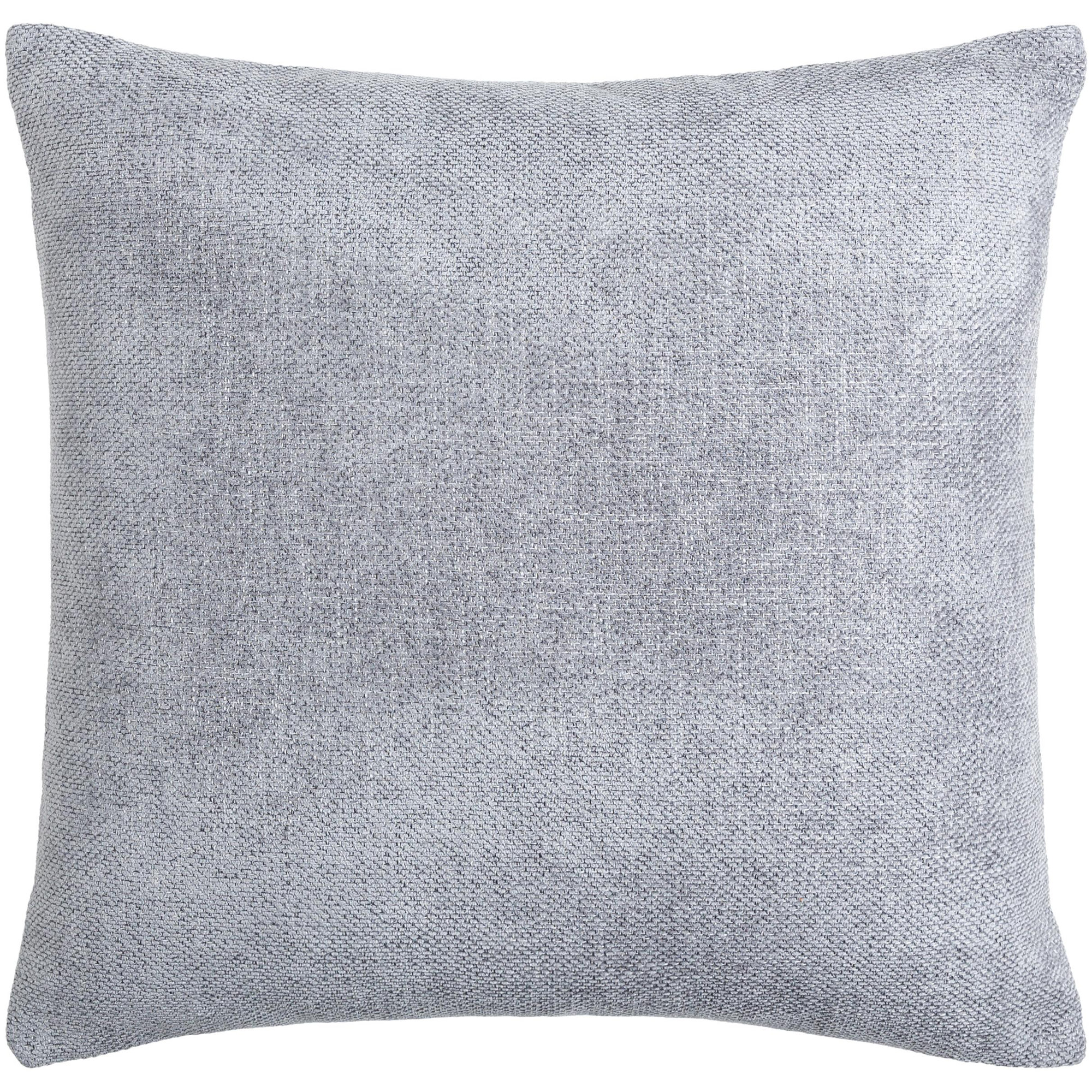 Kamaili Pillow Cover, Gray, 20"H x 20"W, Pillow Cover Only - No Insert