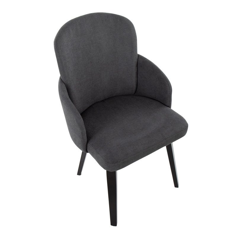 Chaise de salle à manger Dahlia, Tissu gris