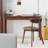 Black Walnut Color Rectangular Solid Wood desks-707453182