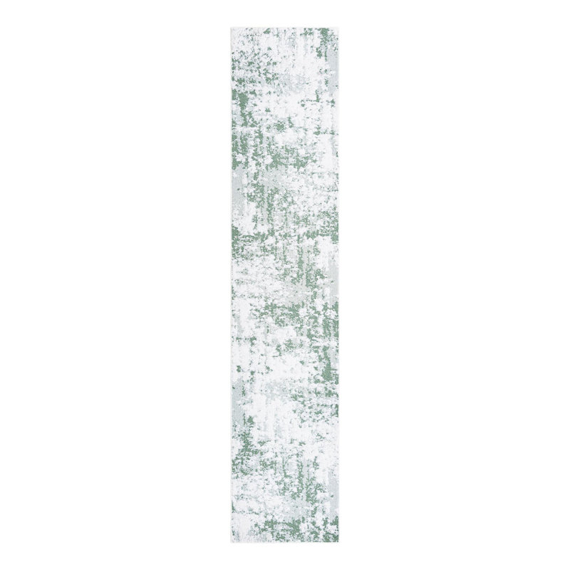 Heatherton Performance Cotton Abstract Indoor Rug, Runner 2'7" x 12'
