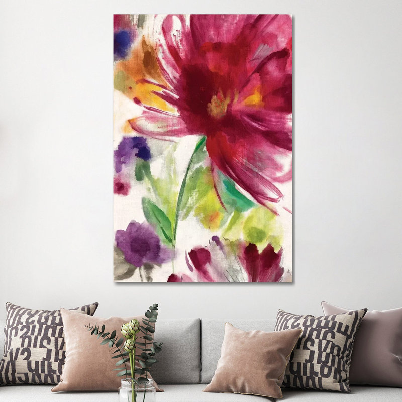 Garden Whisper I - Wrapped Canvas Painting