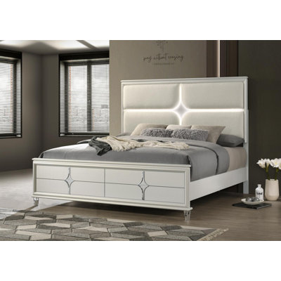 Mysterious Gold King Bed
