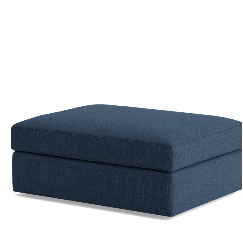 The OG Ottoman, Performance Weave - Navy