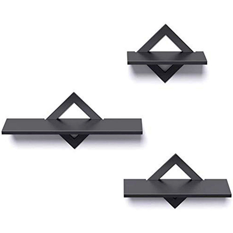 Macedon 3 Piece Diamond Floating Shelf