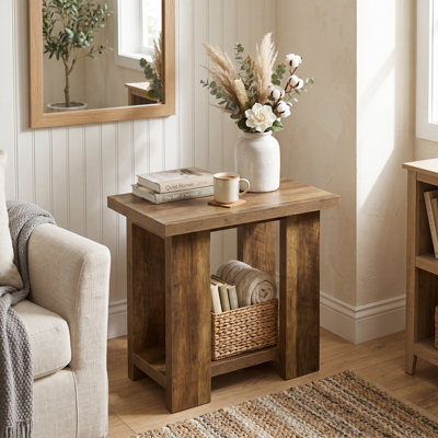 Wooden  Side Table, 1 Pc