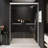 44" - 48" W X 72" H Double Sliding Shower Door, Semi-Frameless Bypass Bathroom Sliding Door With 1/4" (6Mm) Tempered Glass For Walk-In Shower, White