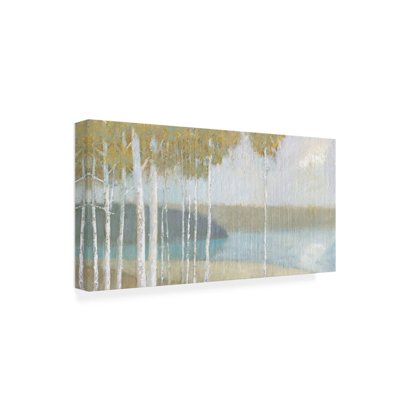  «Wellington Studio Autumn Trees Crop», art mural sur toile, H 24 po x l 47 po
