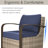 Patio Wicker Metal Conversation Set-1361591944