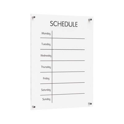 Parisloft No Acrylic Glass Board