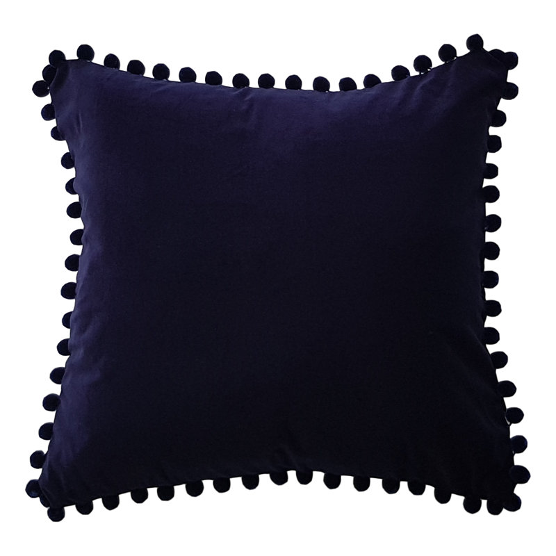 Reisman Square Throw Cushion, Navy