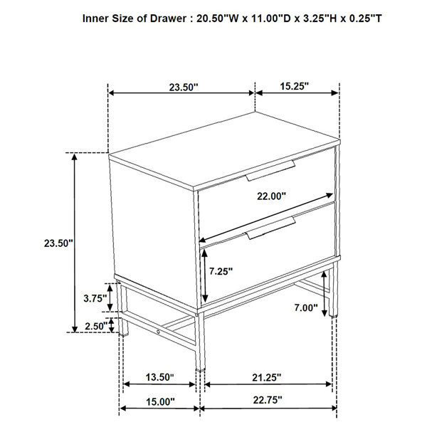 Dimensions du produit