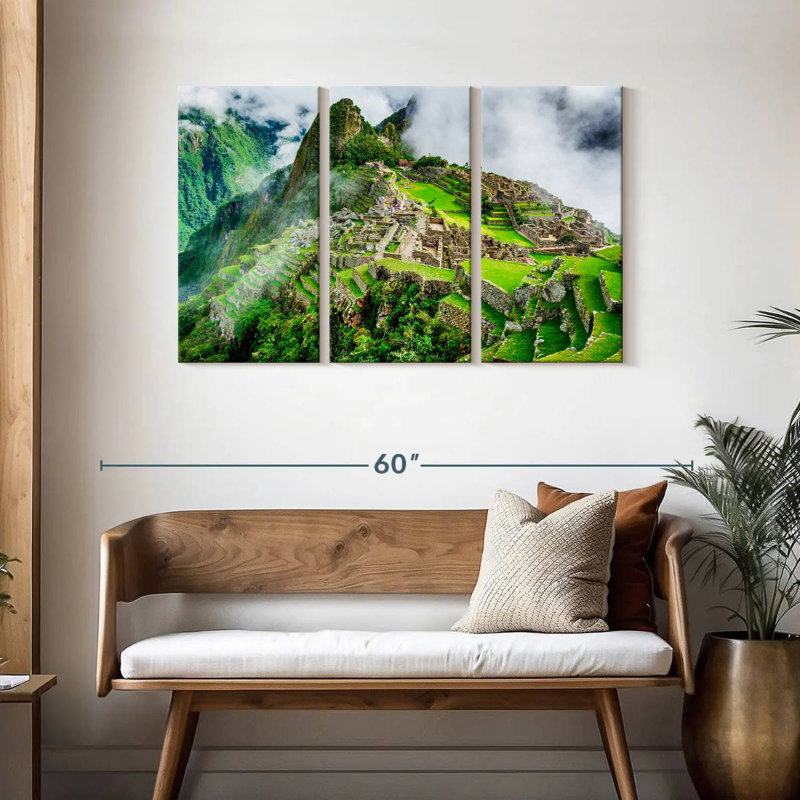 Lilie Inca Ruins Machu Picchu, 28" H x 45" W