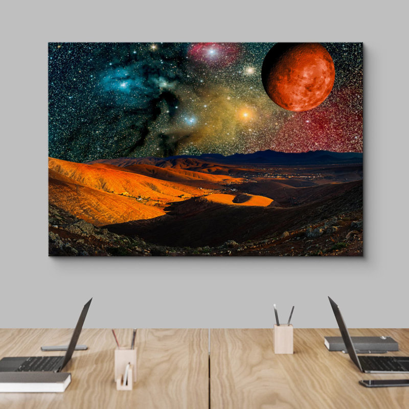«Cosmic Canyon Star Galaxy» sur, H 16 po x l 24 po