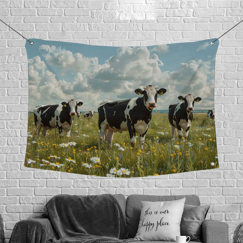 Tapisserie en microfibre, H 88 po x l 104 po