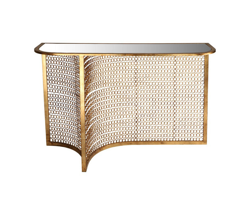 Blakes 34'' Glass Top Console Table