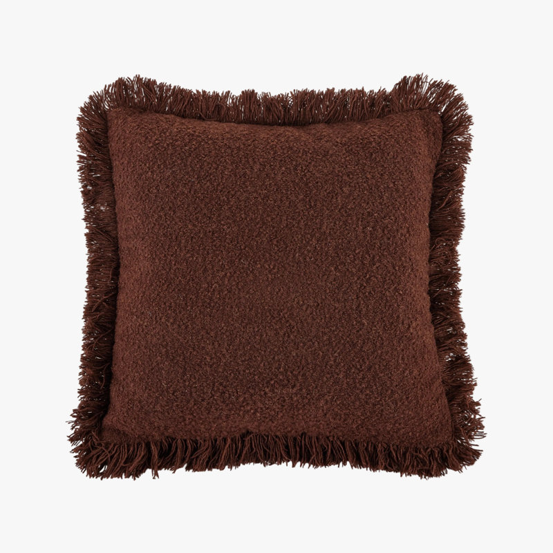 Anaya Pillow Cover & Insert, Brown