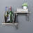 Hardison Handmade Industrial Pipe Shelf, 21.7 x 11.8 x 5.5 inches | 100% Spruce Wood & Metal | Walnut & Black Finish | Wall-Mounted, Assembled | Strong Bearing Capacity: 5.1 lbs | Perfect for Home Decor & Storage Solutions