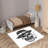 Vintage Inspired Floral Pattern Non Woven Thin Printed Rug Ideal for High Traffic Indoor Spaces-468373713
