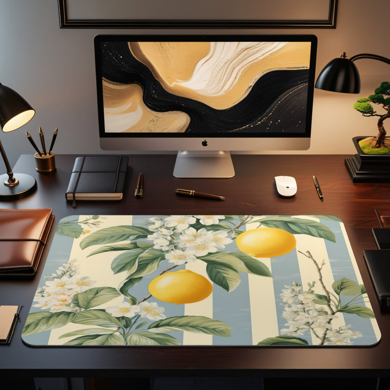 Polyester Desk Pad, 31.5x15.5