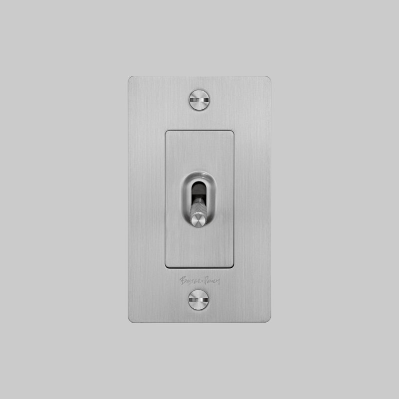 1G Toggle Switch / Logo, Stainless Steel