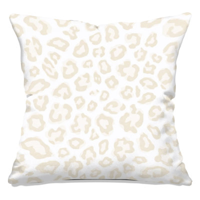 Leopard Print Pattern Double Sided Throw Pillows