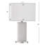 Lampe de table blanche 24 po Teri