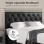Upholstered Bed Frame with Drawer Storage-370691892-380821006