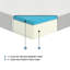 Matelas gel de taille simple, ferme de 6 pouces, blanc, respirant, améliore la concentration de la mousse viscoélastique imprégnée de gel convenant à toutes les saisons-365549583-365549582