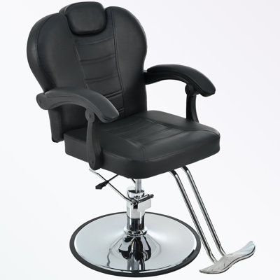 Swivel Reclining Chair with metal footboard
