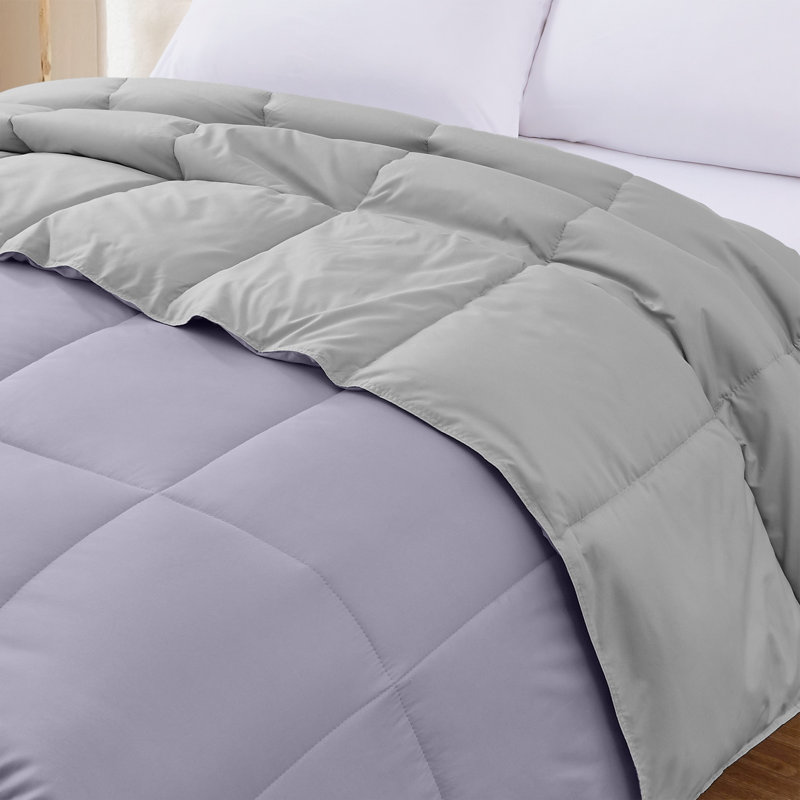 Modern Threads Comforter Duvet Insert, Reversible Quilted Down Alternative Comforter with Corner Tabs, All Season Bedding