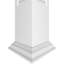 Ensemble de colonnes à double panneau surélevé en PVC Craftsman Classic Square-36090673