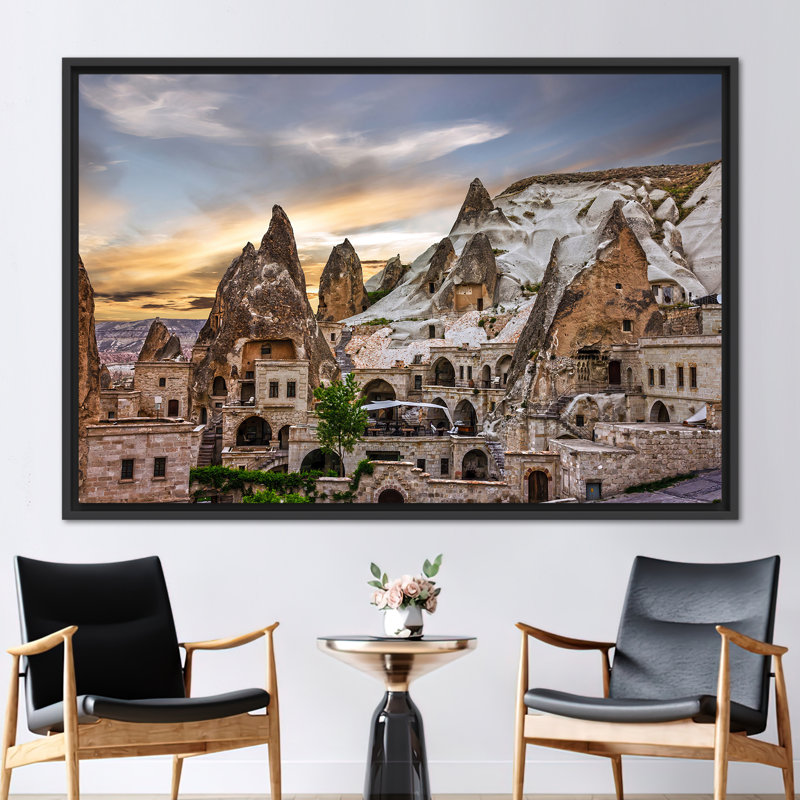 Print on Canvas, Framed Print without Mat, 20 cm H x 30 cm W, Black