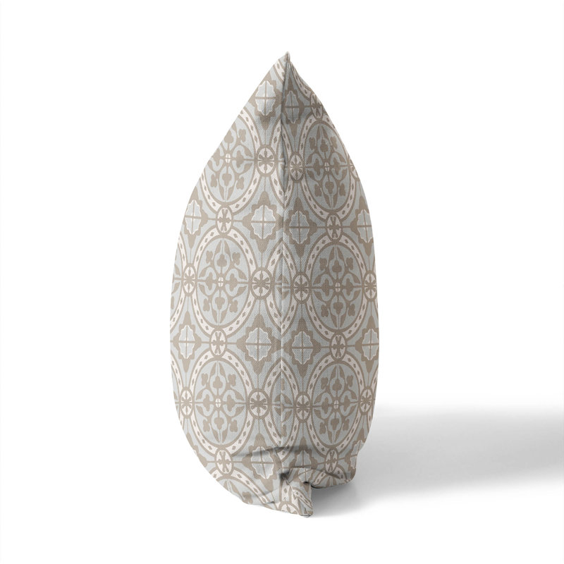 Aleah Indoor Throw Pillow, Square 16" H x 16" W, Taupe