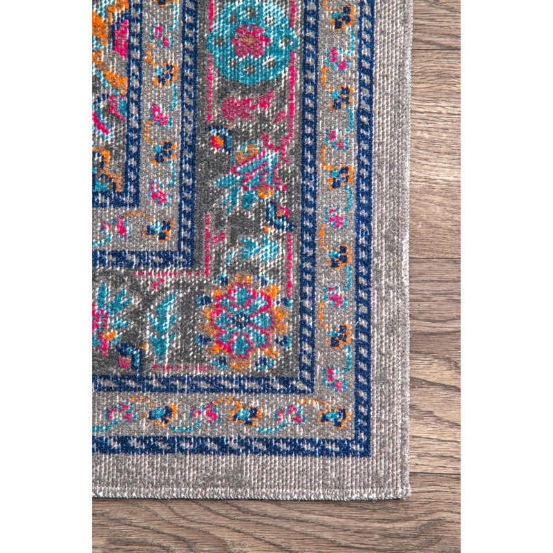 Tapis noir/gris, Rectangle 4 pi x 6 pi