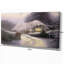 House in Christmas Eve - Impression sur toile tendue-224512729