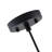 1-Light black iron adjustable pendant lamp