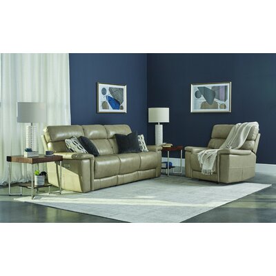 Powell 42"" Wide Leather Match Power Zero Clearance Standard Recliner -  Palliser Furniture, 41135-31-1BSA01