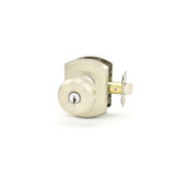 F Series Bowery Keyed Entry Knobset with Greenwich Rosette