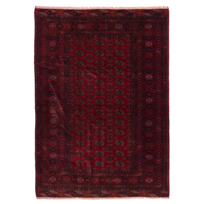 Teimani Red Rug 3'11" x 5'7"