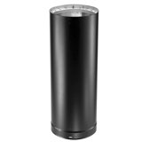  DVL Galvanized Steel Double Wall Stove Pipe, 8 x 48 Inch, Black