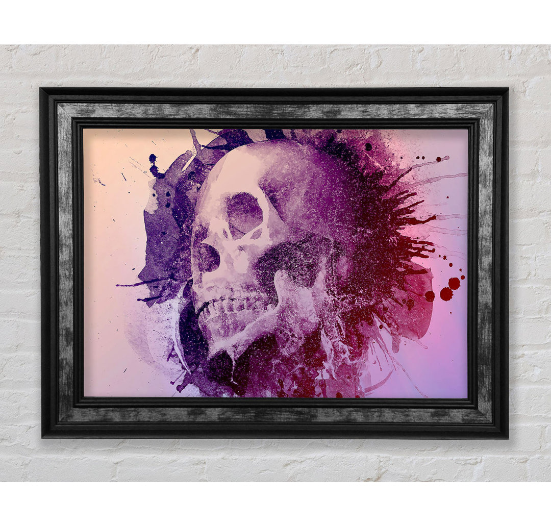 Kunstdruck Watercolour Skull