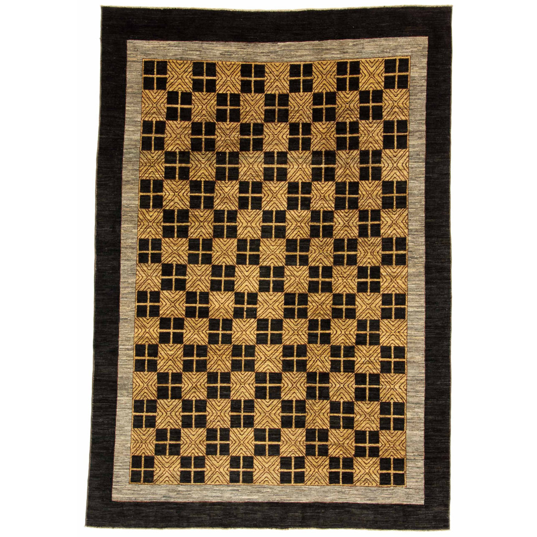 Striped Hand Woven 198cm X 288cm Area Rug