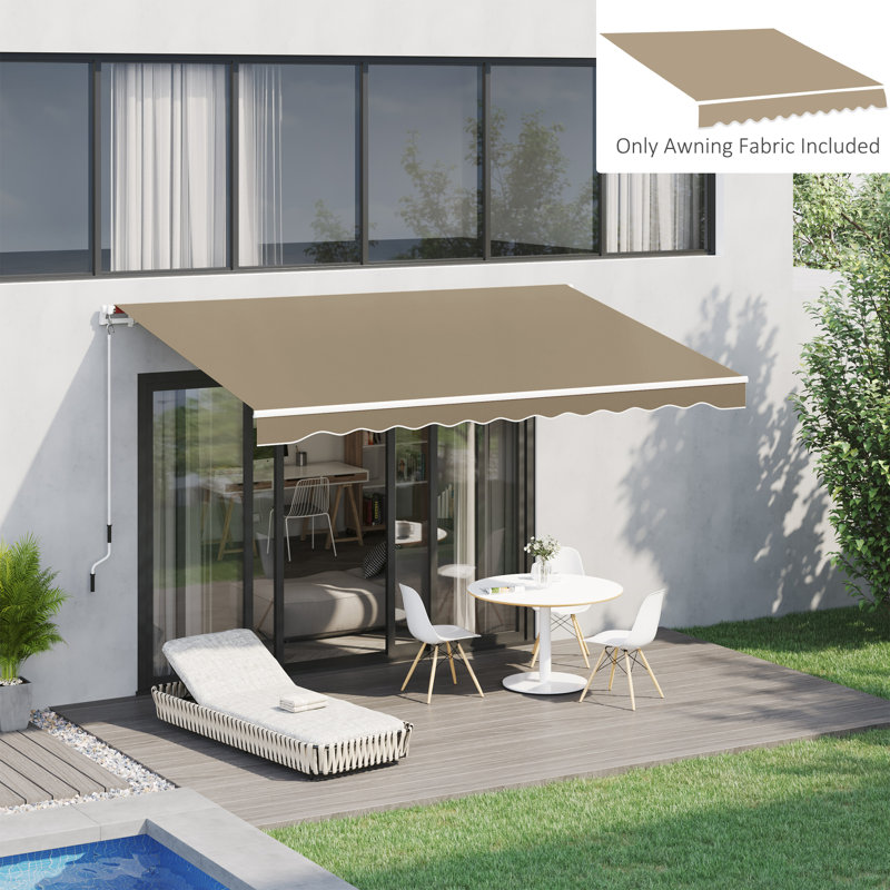 Auvent rétractable de remplacement pour auvent, Beige