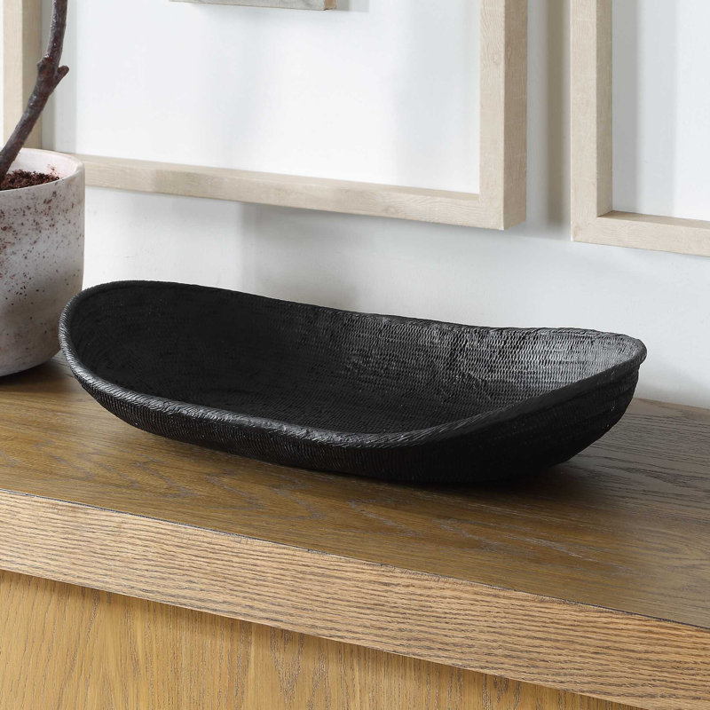 Uttermost Ember Weave Indoor-Outdoor Oblong Bowl