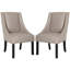 Chaise avec accoudoirs rembourrée en lin Sorrento-1313328019-1313327975