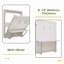 Lit escamotable vertical escamotable grand format facile à assembler avec bureau, pieds automatiques pour hôtel et salon