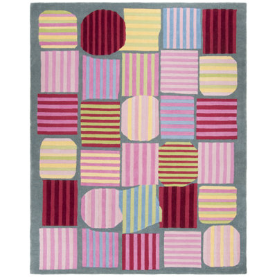 Kruetzen Kids Hand Tufted 80% Wool And 20% Cotton Rug