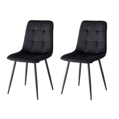 50 cm H Velvet Side Chair